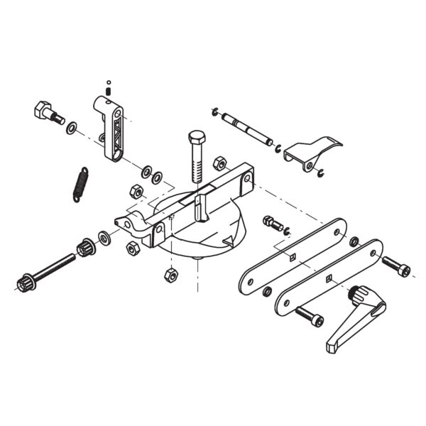 Tecomec Complete Vise Kit Assembly - Suits Sharp Master