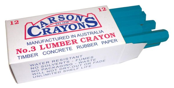 Jak Max Lumber Crayon - Blue - 12 Pack ,lcblue,LCBLUE,LC BLUE