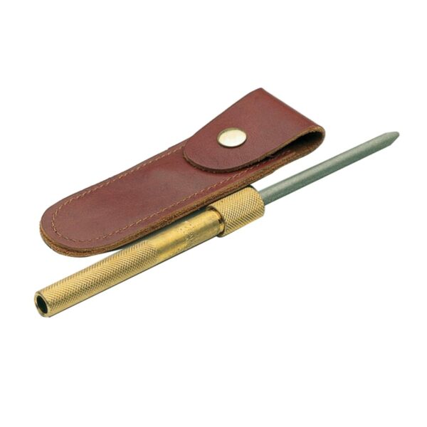 Jak ax Brass Handle Sharpener With Pouch