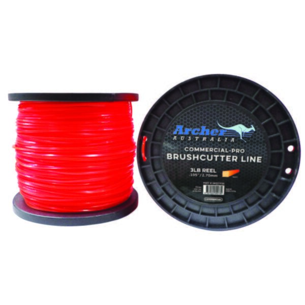 Archer Ultra-pro Nylon Line - 2.70mm / .105" - Square - 3lb Reel