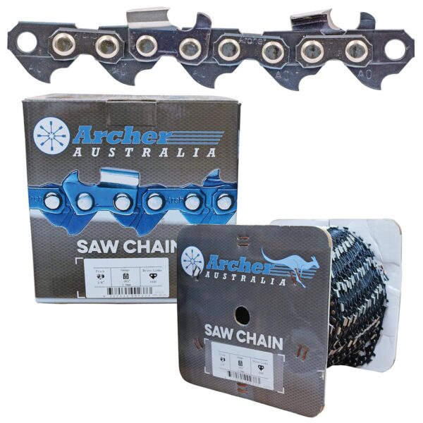 Archer Chainsaw Chain - 3/8".050"Full Chisel 100ft ,fca050100r,FCA050100R,FC A 050 100R