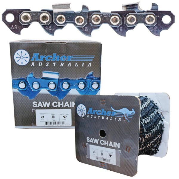 Archer Chainsaw Chain - 3/8".058"Full Chisel 100ft ,fca058100r,FCA058100R,FC A 058 100R