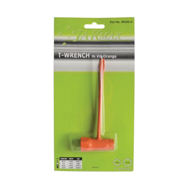 Jak Max T Wrench (Orange) Head Size: 19 mm X 13 mm. Shaft Size: 2â€