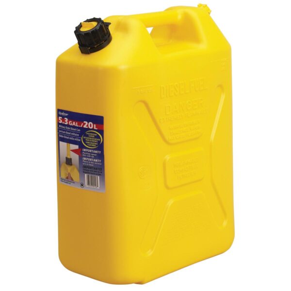 Jak Max 20 Litre Fuel Jerry Can - Yellow Diesel