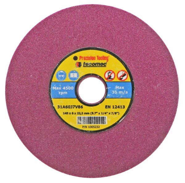 Jolly Star Tecomec Grinding Wheel - 145 X 22.2 X 6.0 (1005232)